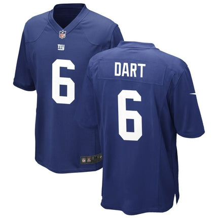 Jaxson Dart New York Giants 2025 Game Jersey - Royal
