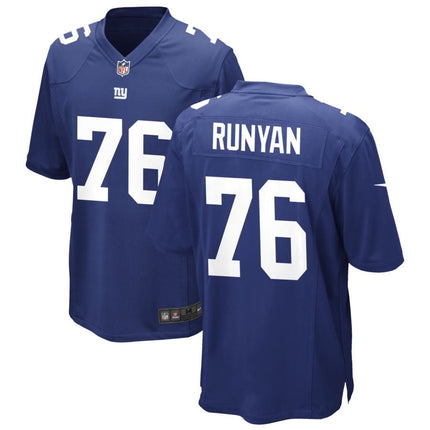 Jon Runyan New York Giants 2025 Game Jersey - Royal