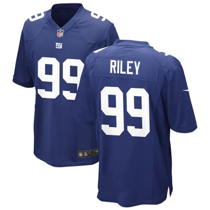 Jordon Riley New York Giants 2025 Game Jersey - Royal