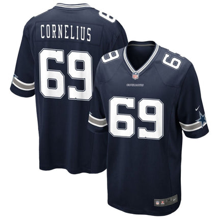 Ajani Cornelius Dallas Cowboys 2025 Game Jersey - Navy