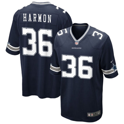 Bruce Harmon Dallas Cowboys 2025 Game Jersey - Navy