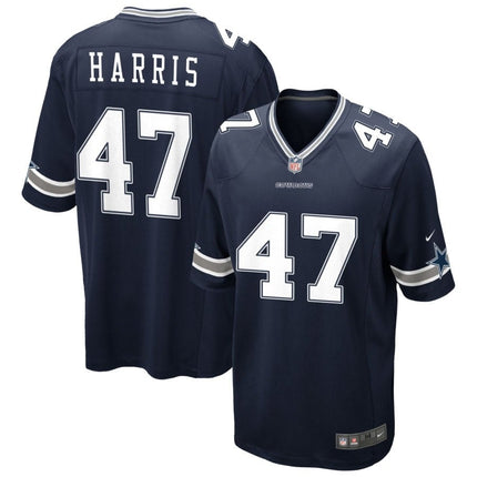 Darius Harris Dallas Cowboys 2025 Game Jersey - Navy