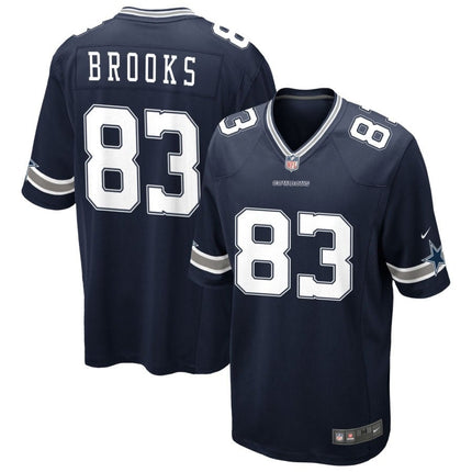 Jalen Brooks Dallas Cowboys 2025 Game Jersey - Navy