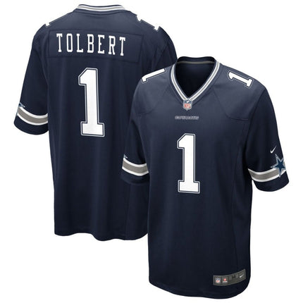 Jalen Tolbert Dallas Cowboys 2025 Game Jersey - Navy