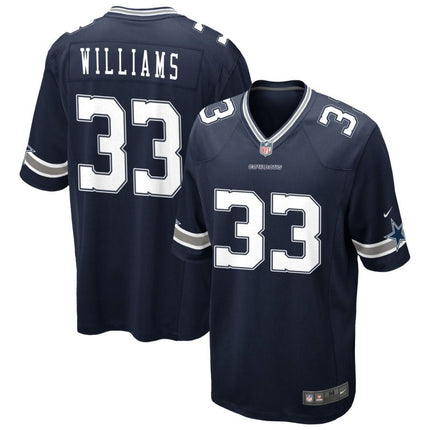 Javonte Williams Dallas Cowboys 2025 Game Jersey - Navy