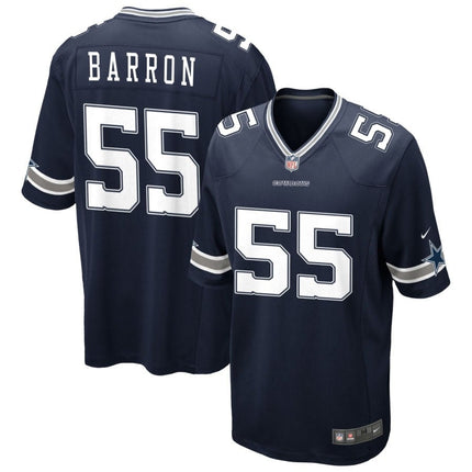 Justin Barron Dallas Cowboys 2025 Game Jersey - Navy