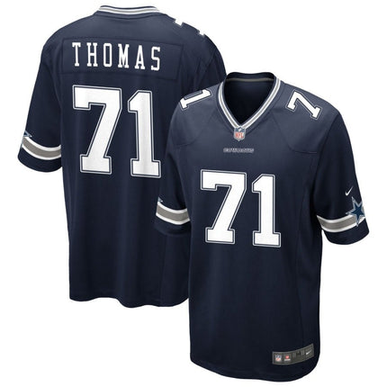 Nate Thomas Dallas Cowboys 2025 Game Jersey - Navy
