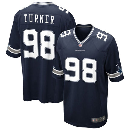 Payton Turner Dallas Cowboys 2025 Game Jersey - Navy