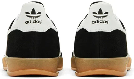 Men's Adidas Gazelle Indoor Black White Gum Shoes