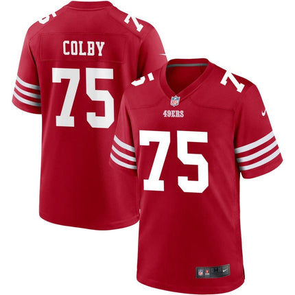 Connor Colby San Francisco 49ers 2025 Jersey - Scarlet