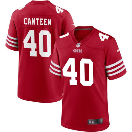 Derrick Canteen San Francisco 49ers 2025 Jersey - Scarlet