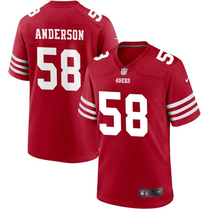 Evan Anderson San Francisco 49ers 2025 Jersey - Scarlet