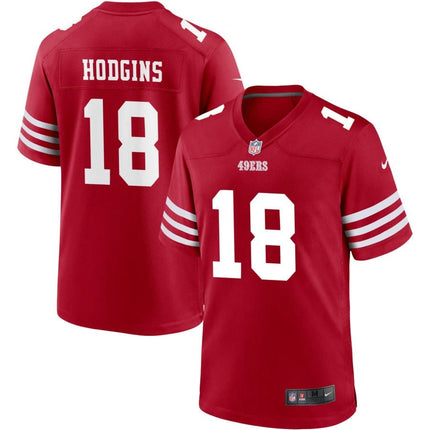 Isaiah Hodgins San Francisco 49ers 2025 Jersey - Scarlet
