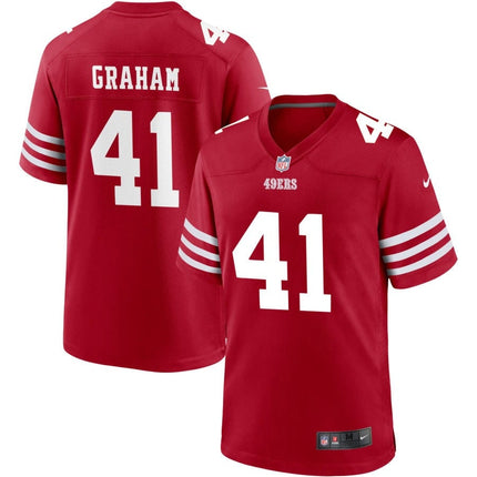 Jalen Graham San Francisco 49ers 2025 Jersey - Scarlet