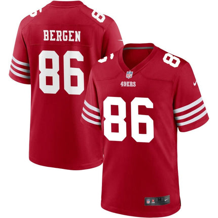 Junior Bergen San Francisco 49ers 2025 Jersey - Scarlet
