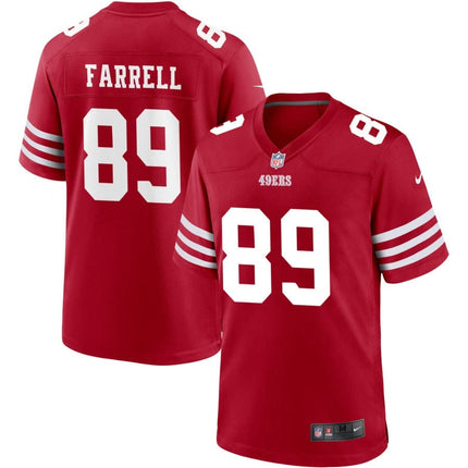 Luke Farrell San Francisco 49ers 2025 Jersey - Scarlet