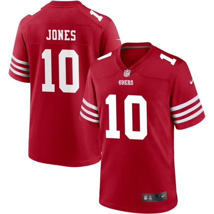 Mac Jones San Francisco 49ers 2025 Jersey - Scarlet