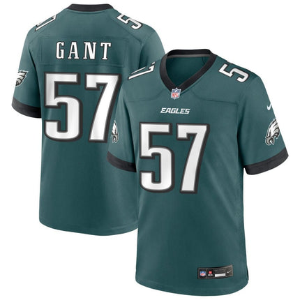 Dallas Gant Philadelphia Eagles 2025 Game Jersey - Midnight Green