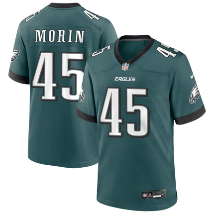 Taylor Morin Philadelphia Eagles 2025 Game Jersey - Midnight Green