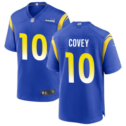 Britain Covey Los Angeles Rams 2025 Game Jersey - Royal