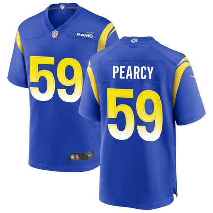 Josh Pearcy Los Angeles Rams 2025 Game Jersey - Royal