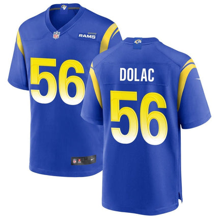 Shaun Dolac Los Angeles Rams 2025 Game Jersey - Royal