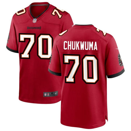 Benjamin Chukwuma Tampa Bay Buccaneers 2025 Team Game Jersey - Red
