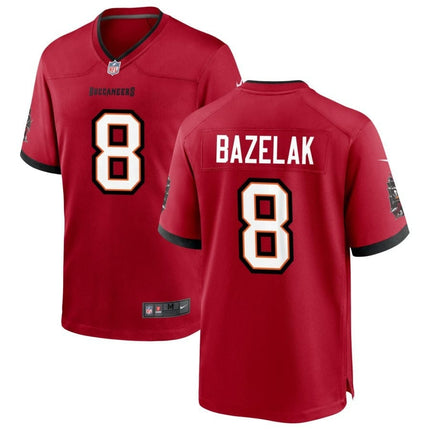 Connor Bazelak Tampa Bay Buccaneers 2025 Team Game Jersey - Red