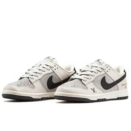 Men's SB Dunk Low x Louis Vuitton Grey Black Sneakers