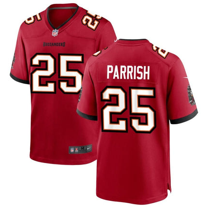 Jacob Parrish Tampa Bay Buccaneers 2025 Team Game Jersey - Red