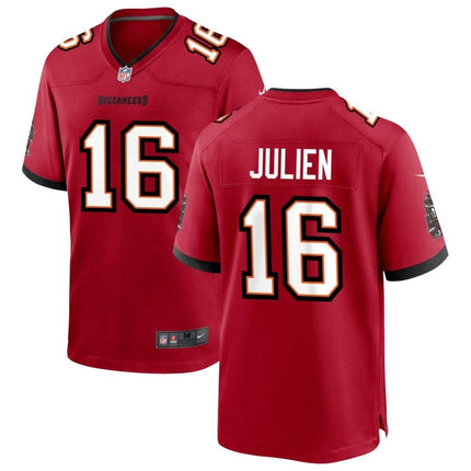 Jake Julien Tampa Bay Buccaneers 2025 Team Game Jersey - Red