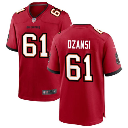 Silas Dzansi Tampa Bay Buccaneers 2025 Team Game Jersey - Red