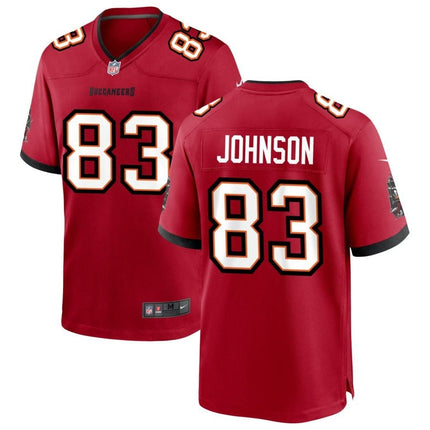 Tez Johnson Tampa Bay Buccaneers 2025 Team Game Jersey - Red