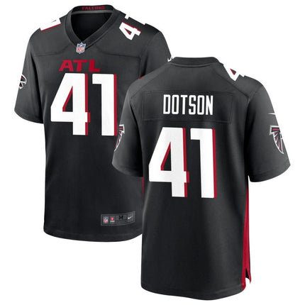 Elijah Dotson Atlanta Falcons 2025 Game Jersey - Black