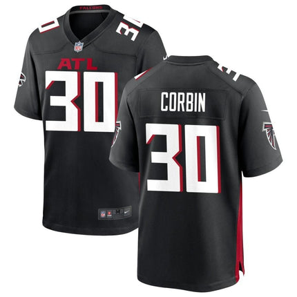 Jashaun Corbin Atlanta Falcons 2025 Game Jersey - Black