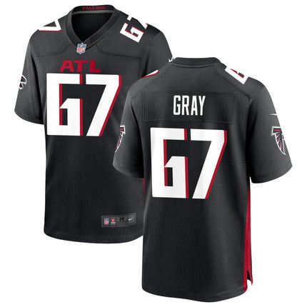Joshua Gray Atlanta Falcons 2025 Game Jersey - Black