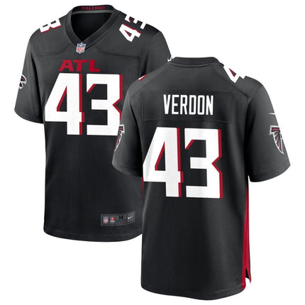 Malik Verdon Atlanta Falcons 2025 Game Jersey - Black