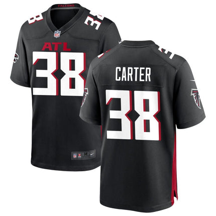 Nathan Carter Atlanta Falcons 2025 Game Jersey - Black