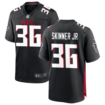 Quincy Skinner Jr Atlanta Falcons 2025 Game Jersey - Black