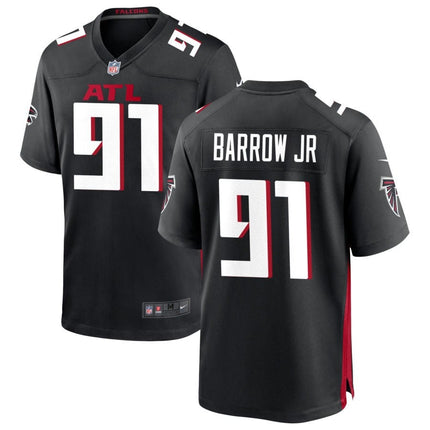 Simeon Barrow Jr Atlanta Falcons 2025 Game Jersey - Black