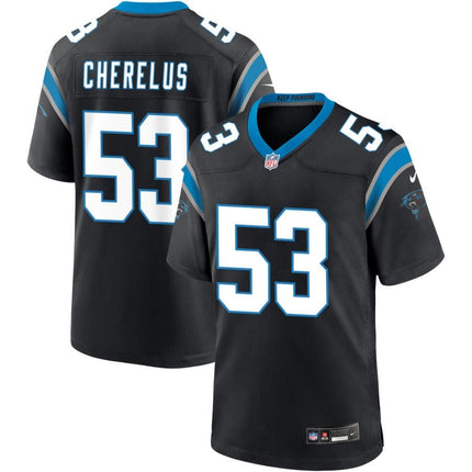 Claudin Cherelus Carolina Panthers 2025 Game Jersey - Black