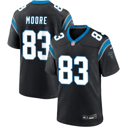 David Moore Carolina Panthers 2025 Game Jersey - Black