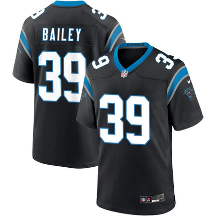 Emani Bailey Carolina Panthers 2025 Game Jersey - Black