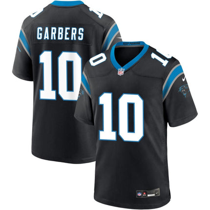 Ethan Garbers Carolina Panthers 2025 Game Jersey - Black