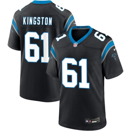 Jarrett Kingston Carolina Panthers 2025 Game Jersey - Black