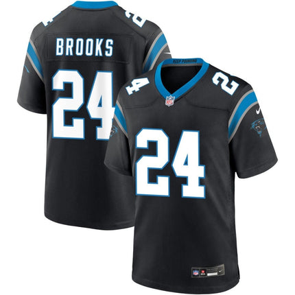 Jonathon Brooks Carolina Panthers 2025 Game Jersey - Black