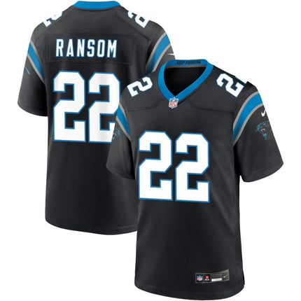 Lathan Ransom Carolina Panthers 2025 Game Jersey - Black