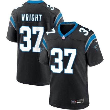 Matthew Wright Carolina Panthers 2025 Game Jersey - Black