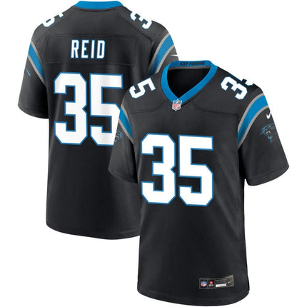 Mike Reid Carolina Panthers 2025 Game Jersey - Black