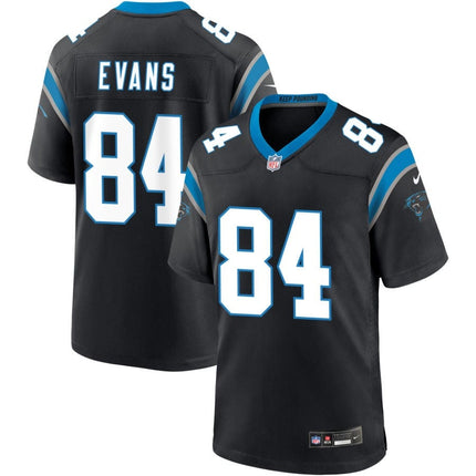 Mitchell Evans Carolina Panthers 2025 Game Jersey - Black